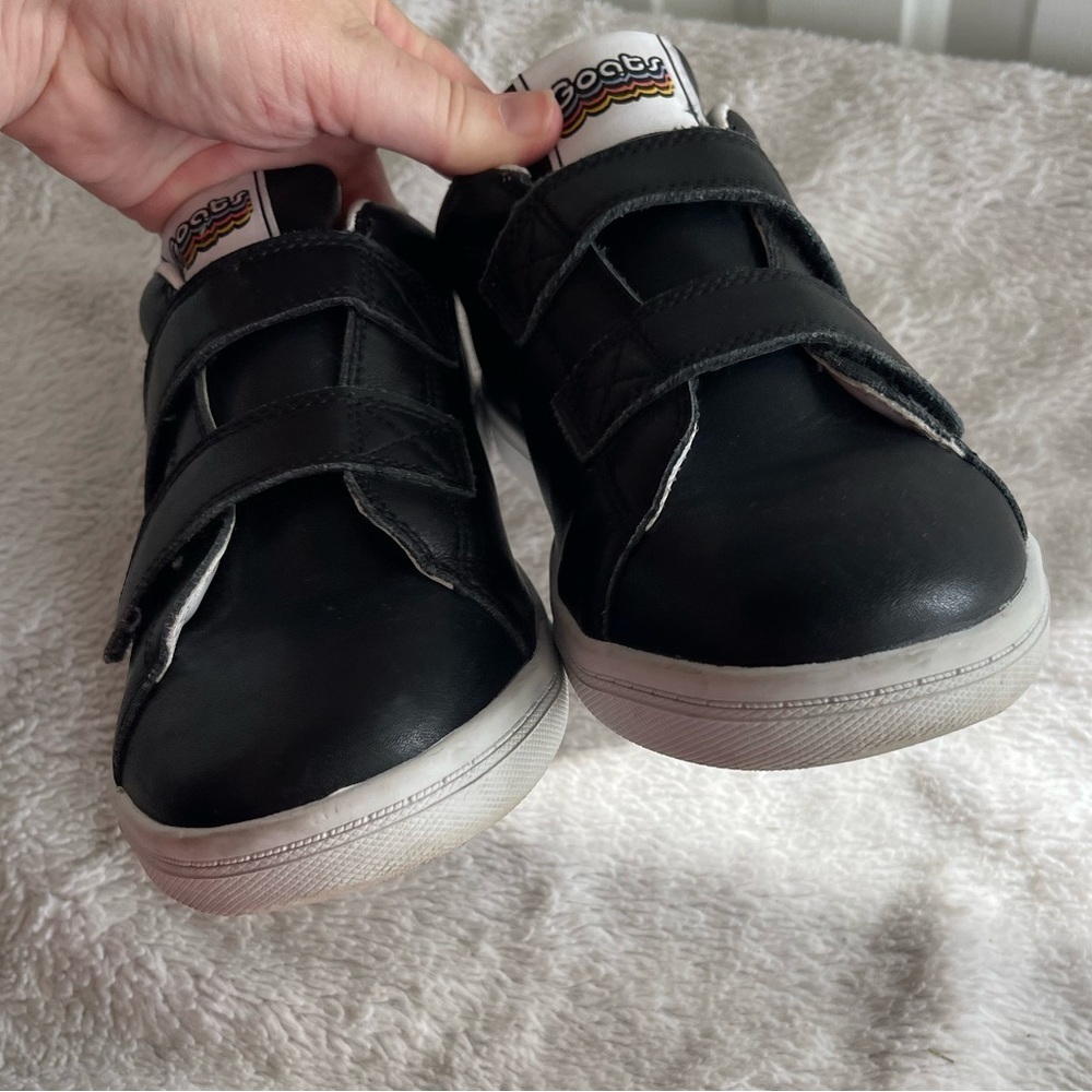 Goats Black And White Hook And Loop Strap Sneaker - image 7